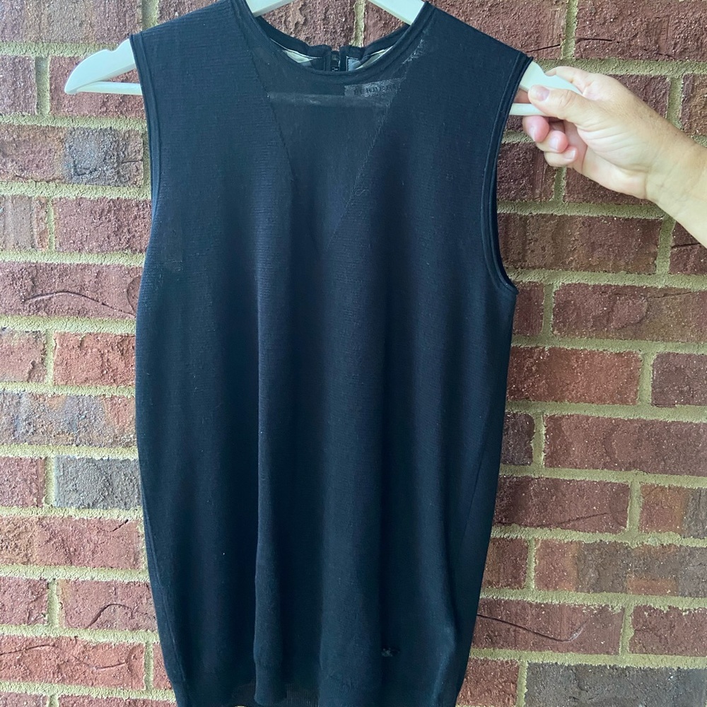Burberry London Silk Sleeveless Shirt